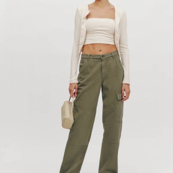 Reformation Bailey High Rise Utility Pant, size 26 - Picture 1 of 7